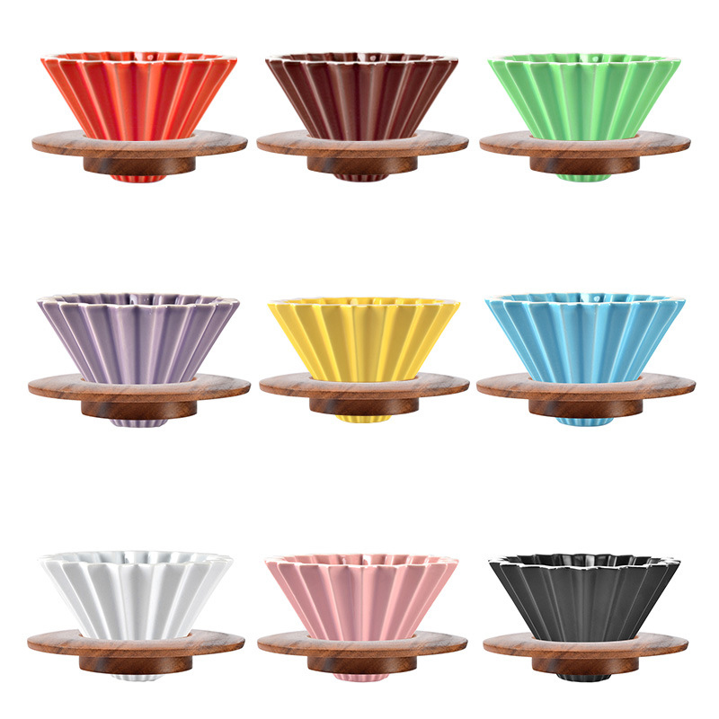 Coffee Equipment V60 - منقط القهوة السيراميك صب فوق صانع