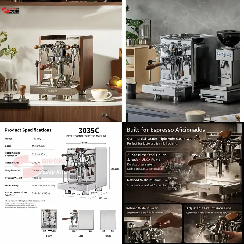 Coffee Equipment For Business - 【CHIMU HOME】ماكينة قهوة إسبريسو ذكية تجارية،