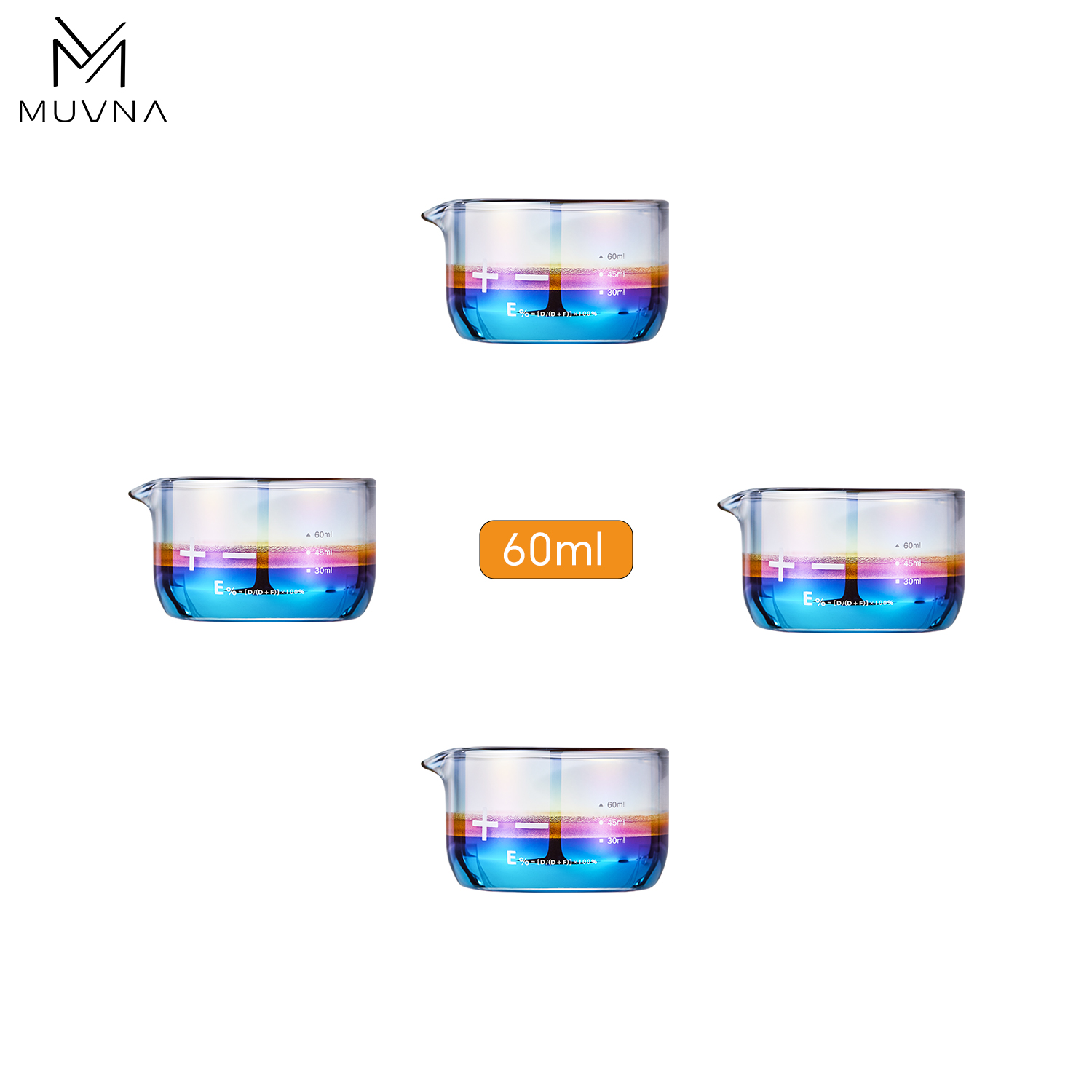 Espresso Shot Glass - أكواب إسبريسو من موفنا، سعة 60
