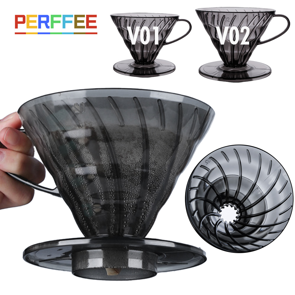 Coffee Equipment V60 - مرشحات القهوة على شكل حرف V