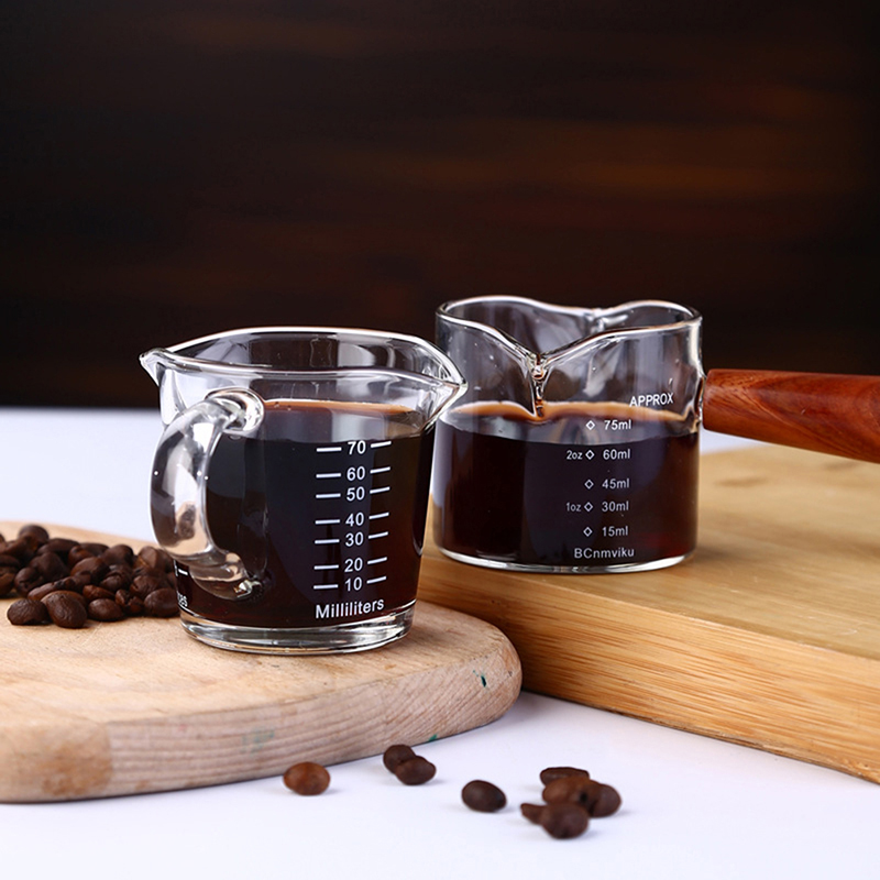 Espresso Shot Glass - كوب قياس زجاجي للإسبريسو سعة 70/75