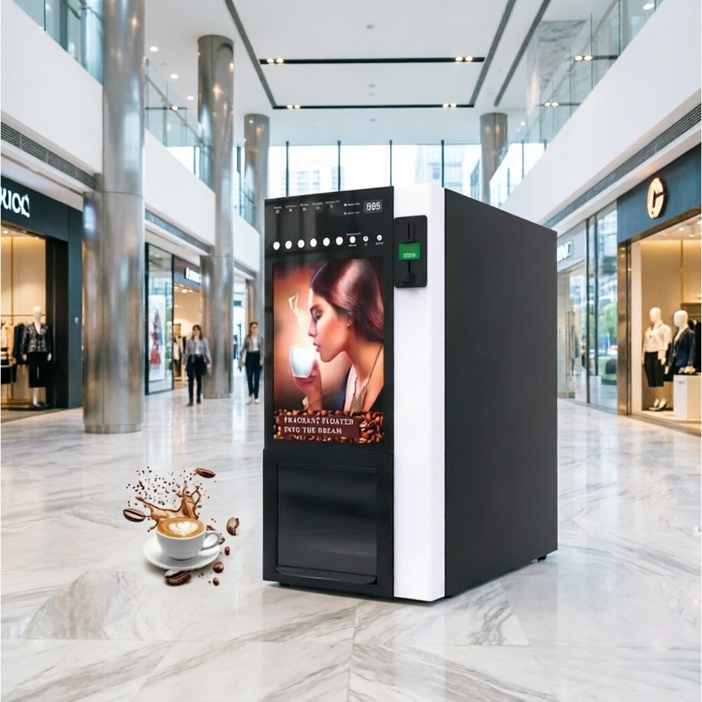 ماكينة بيع القهوة ذاتية الخدمة - مراجعة Coffee Equipment Dropshipping وسعره