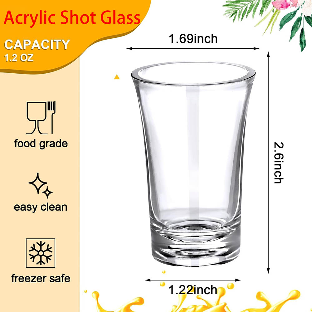 مجموعة أكواب شوت أكريليك سعة 1 - مراجعة Espresso Shot Glass وسعره