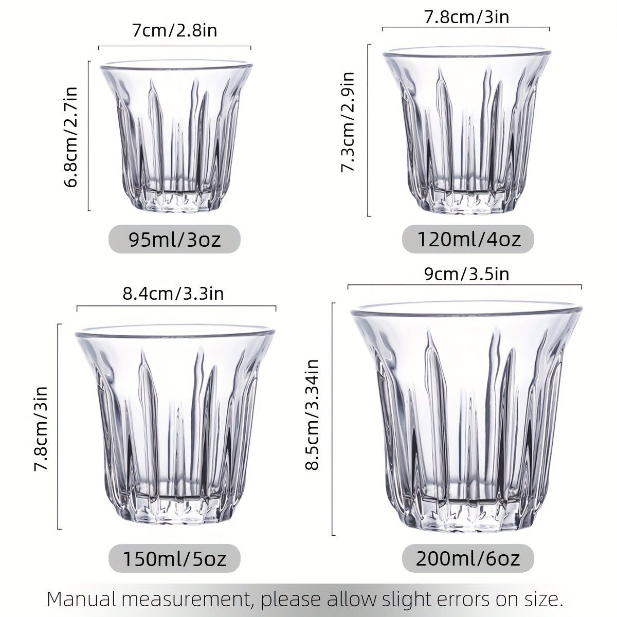 طقم من كوبين للإسبريسو، أكواب  - مراجعة Espresso Shot Glass وسعره
