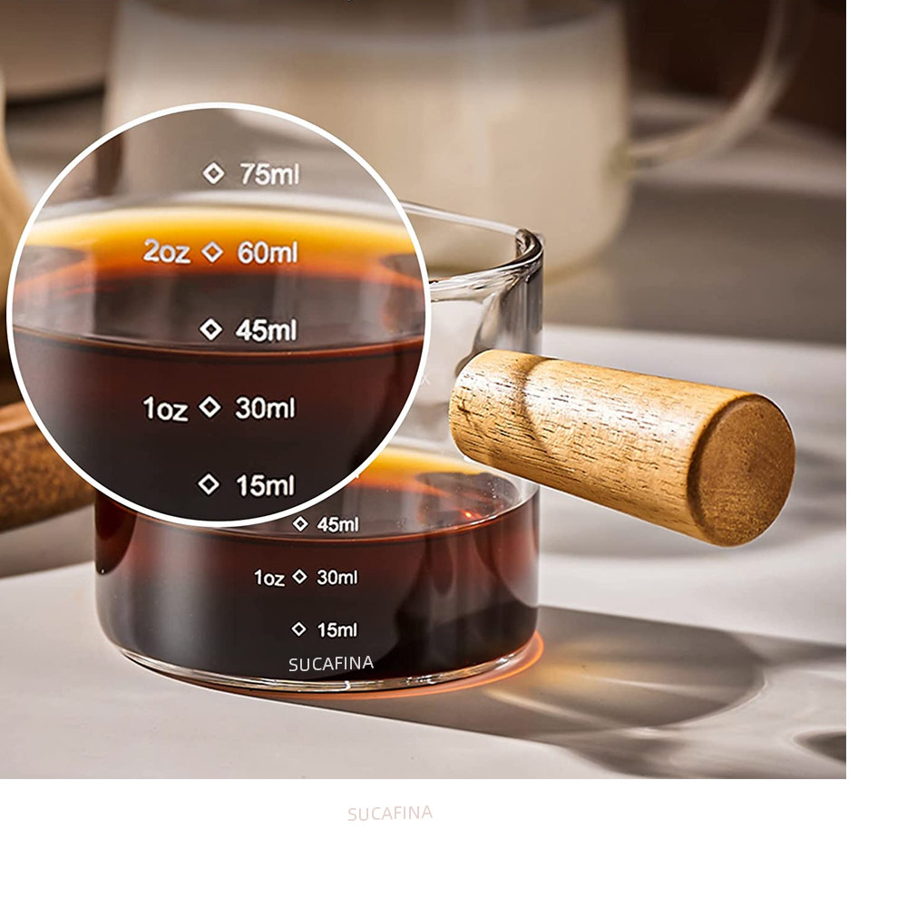 كوب قياس زجاجي مقاوم للحرارة س - مراجعة Espresso Shot Glass وسعره