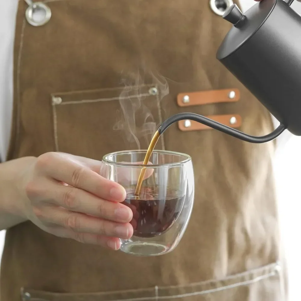 6 قطعة أكواب قهوة زجاجية شفافة - مراجعة Espresso Shot Glass وسعره