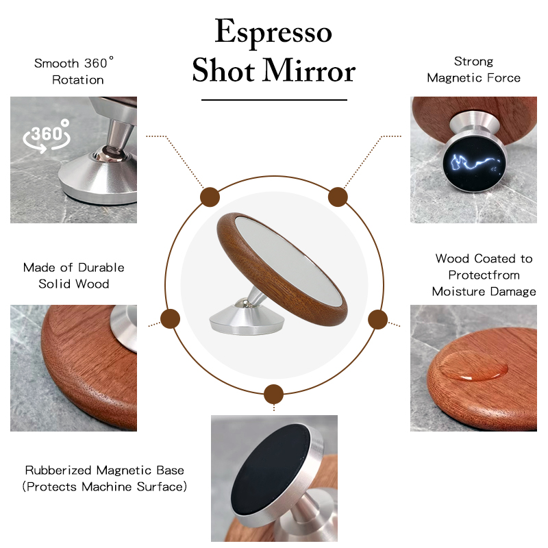 مرآة إسبرسو مستخلص القهوة المغ - مراجعة Espresso Shot Glass وسعره