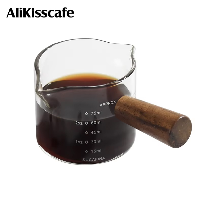 كوب إسبرسو قياس القهوة إبريق ا - مراجعة Espresso Shot Glass وسعره