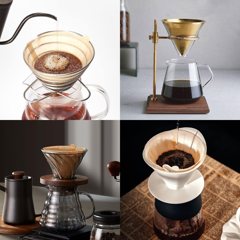 مرشحات الورق الطبيعي غير المبي - مراجعة Coffee Equipment V60 وسعره