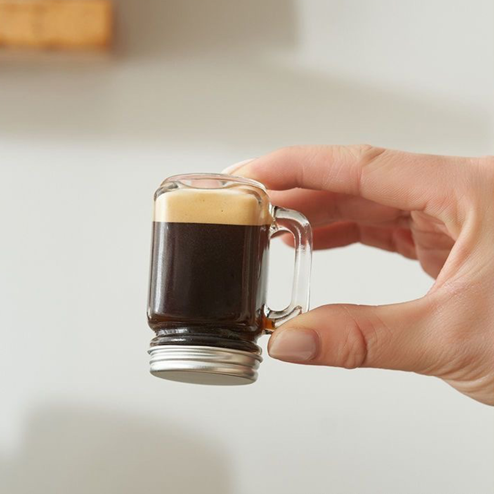 برطمان ميسون صغير بغطاء ، مناس - مراجعة Espresso Shot Glass وسعره